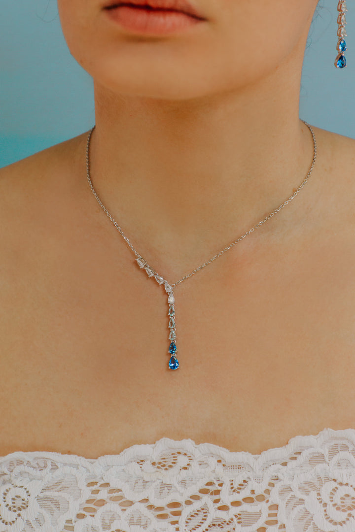 Comete Necklace tennis drops degradé GLA240