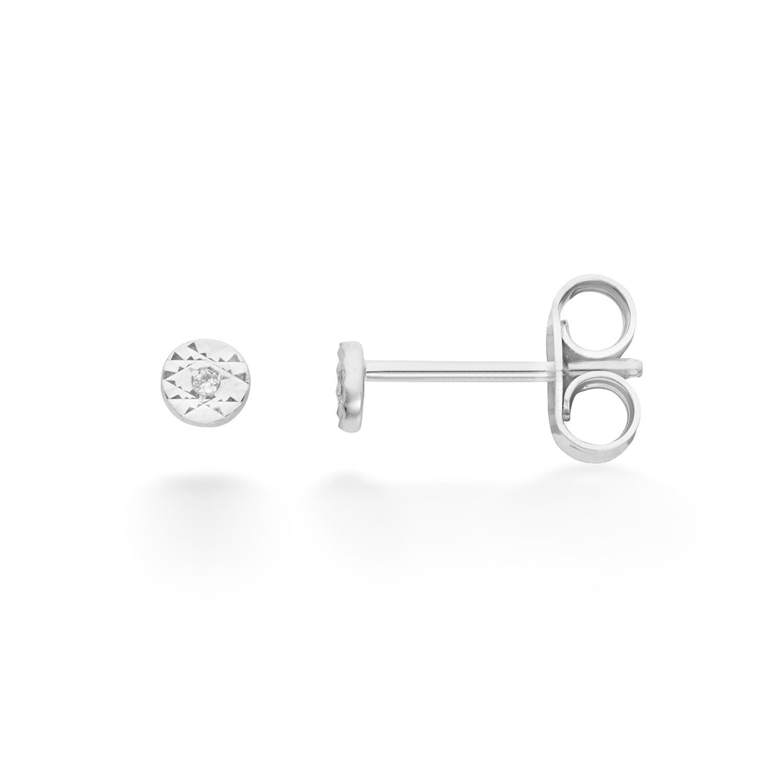 Comete Ohrringe aus 375‰ Weißgold und Diamanten KORB1024