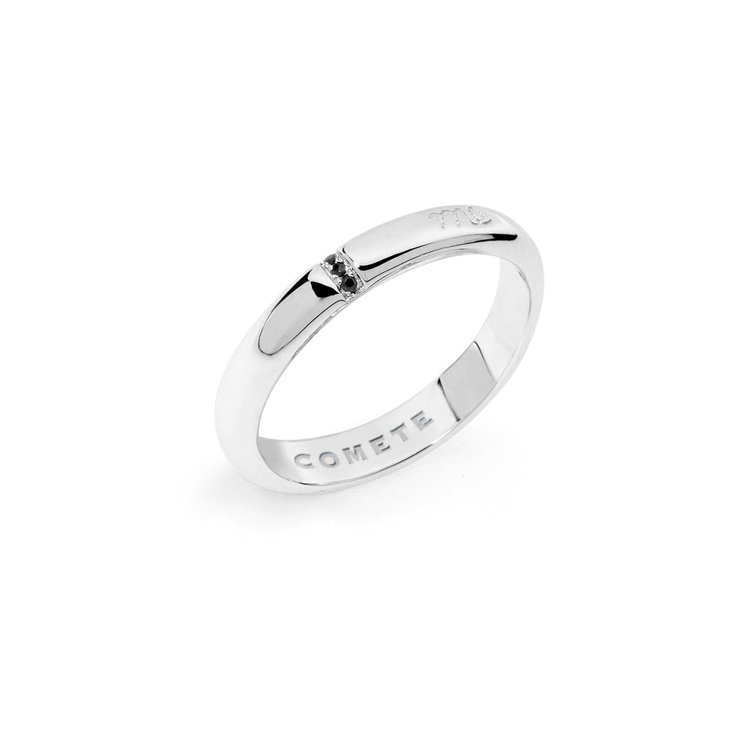 Bague en argent pour hommes Comete Toi et Moi ANG105M24
