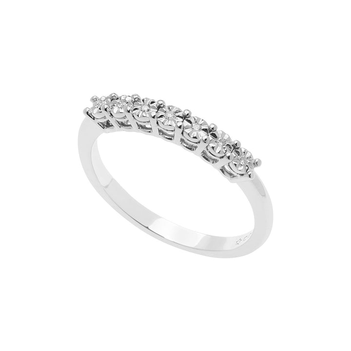 Comete Wedding ring in white gold and diamonds Moments ANB2672