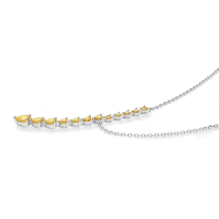 Comete Choker with hearts in degradé Silver GLA245