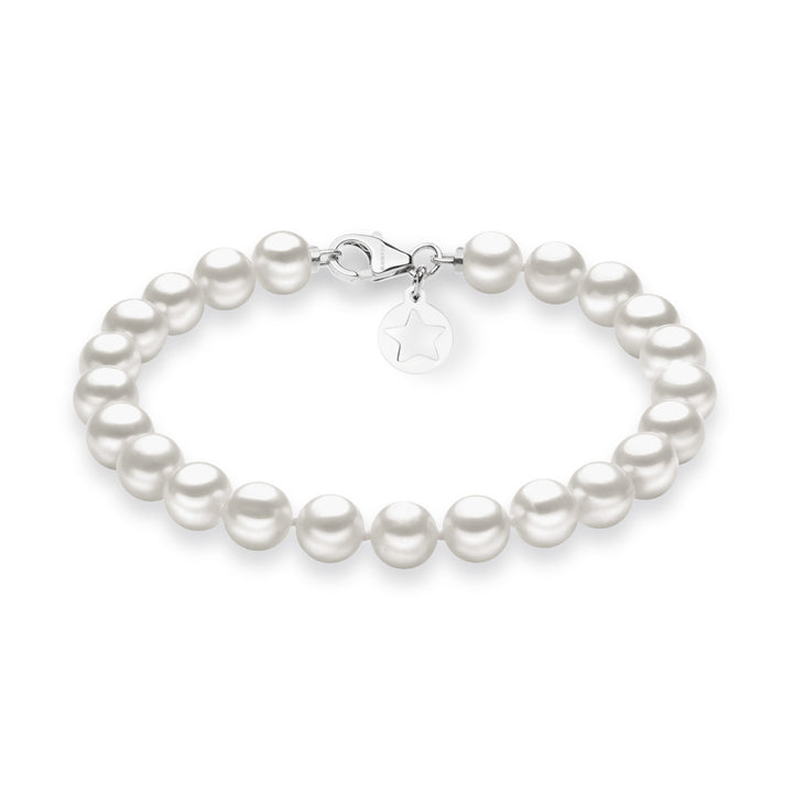 Comete Bracciale Filo Perle Acquadolce in Oro BRQ111S