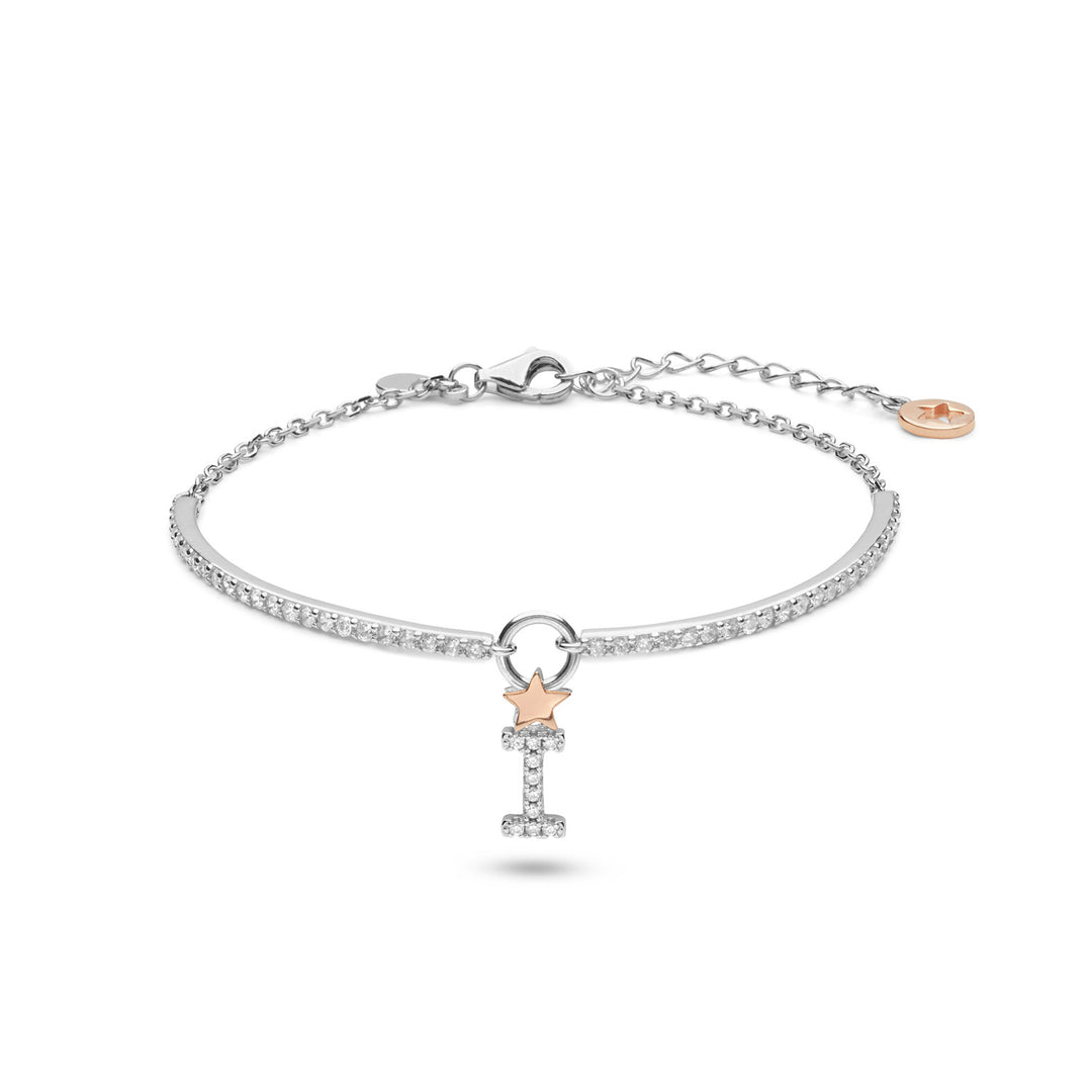 Comete Silver Bracelet Letter I BRA185