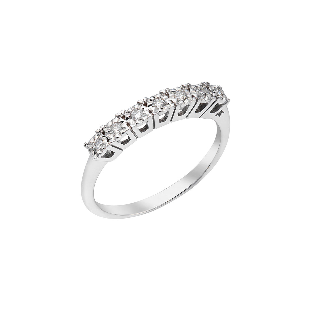 Comete Ring in 750‰ white gold and diamonds ANB2681