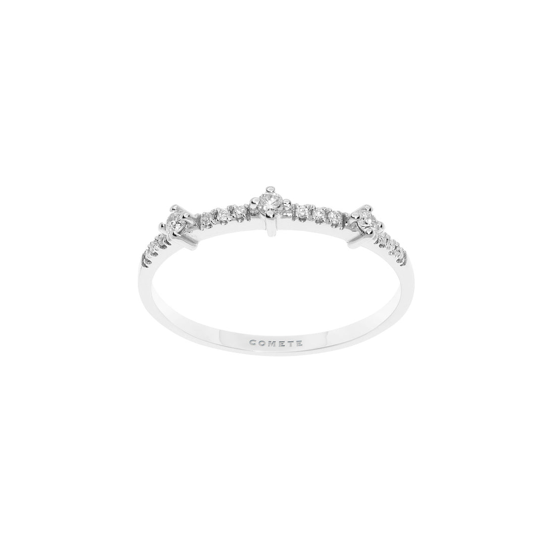 Comete Fedina in Oro bianco e Diamanti ANB2475