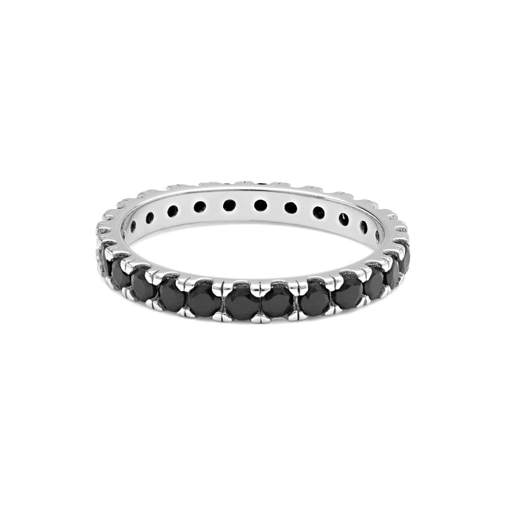 Comete Anello in Argento e zirconi neri UAN121XL