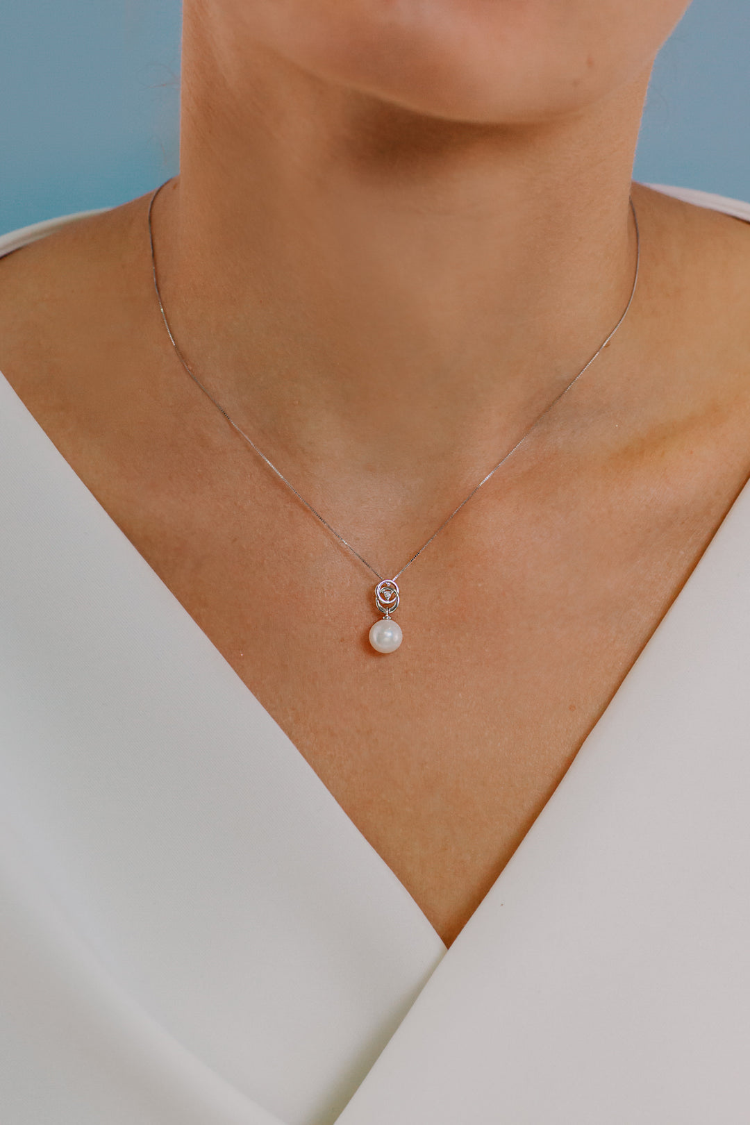 Comete Perlenkette aus Gold und Diamant GLP579