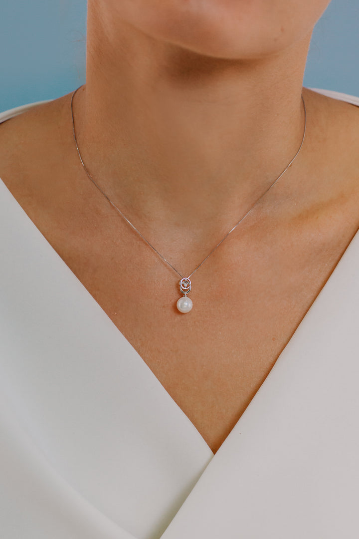Comete Perlenkette aus Gold und Diamant GLP579