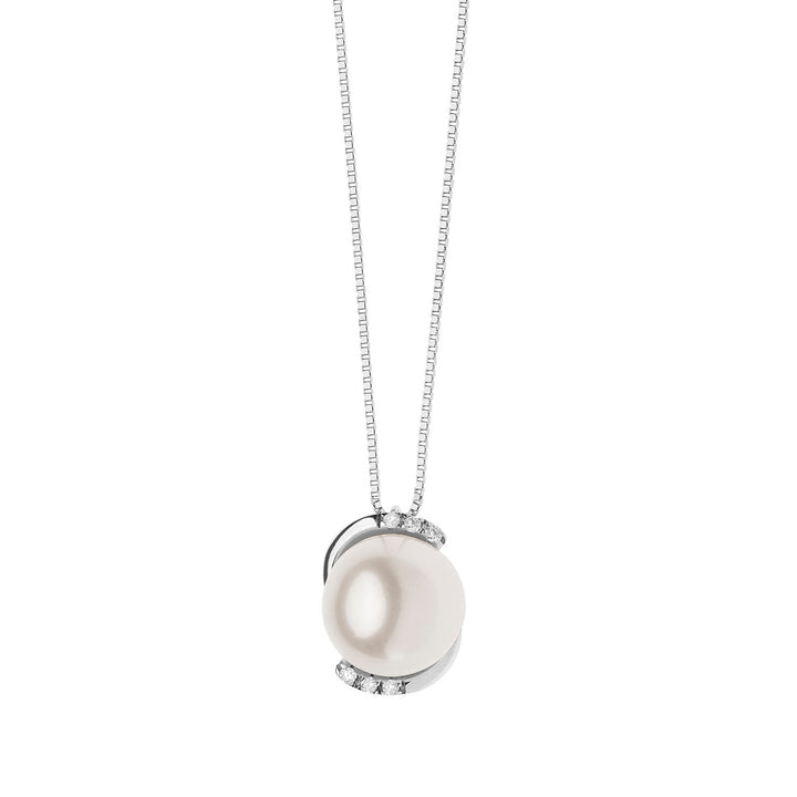 Comete Perlenkette aus Gold und Diamanten GLP545