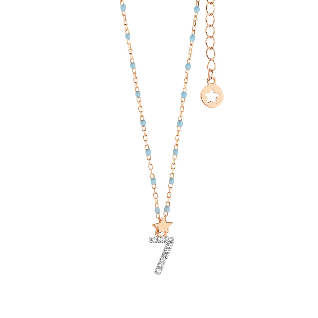 Comete Girocollo in Argento numero 7 GLA205