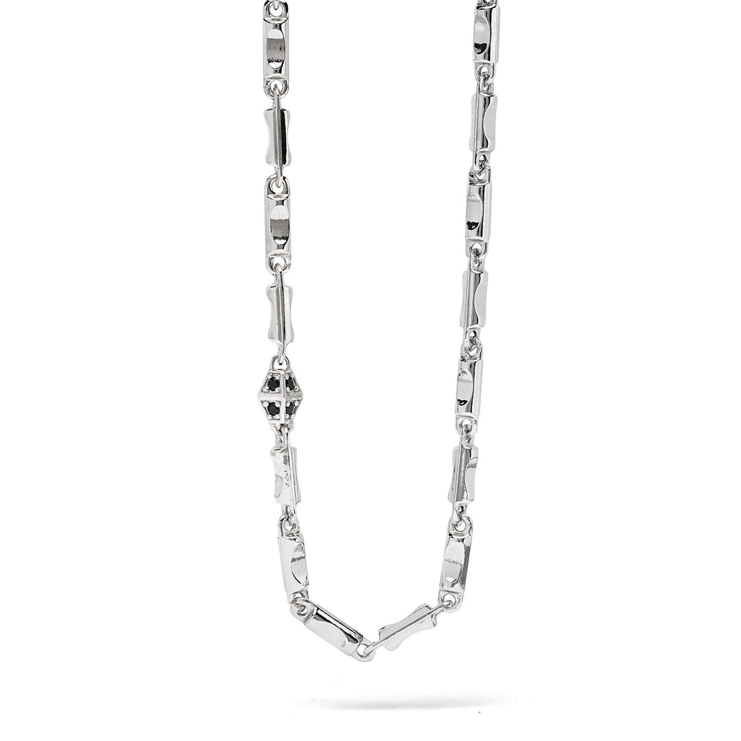 Comete Girocollo in Argento e Zirconi UGL697