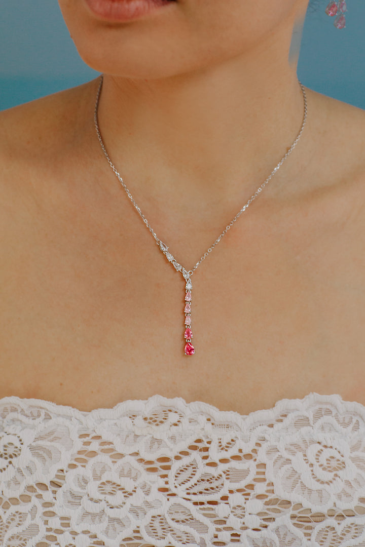 Comete Necklace tennis drops degradé GLA241