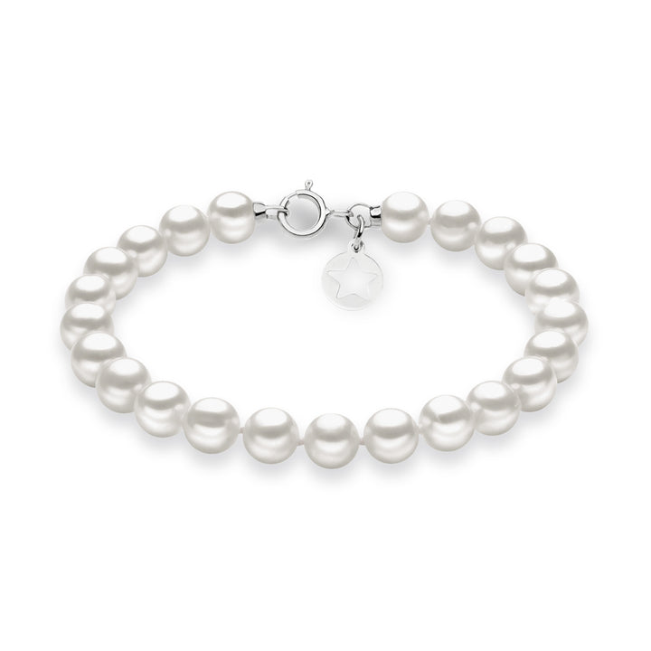 Comete Acquadolce Perlenstrang-Armband in Gold BRQ111AM
