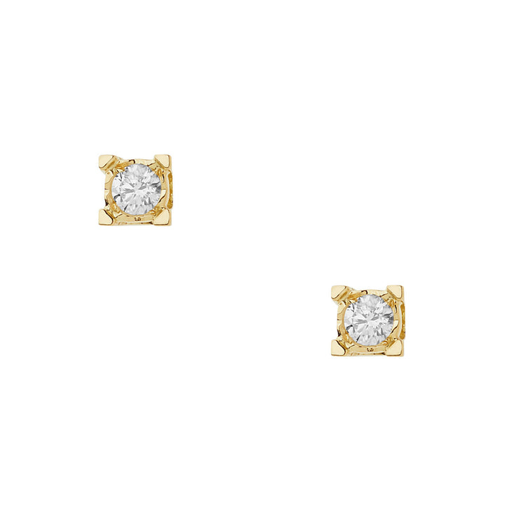 Comete Earrings Diamond light points in Gold and Diamonds ORB1005