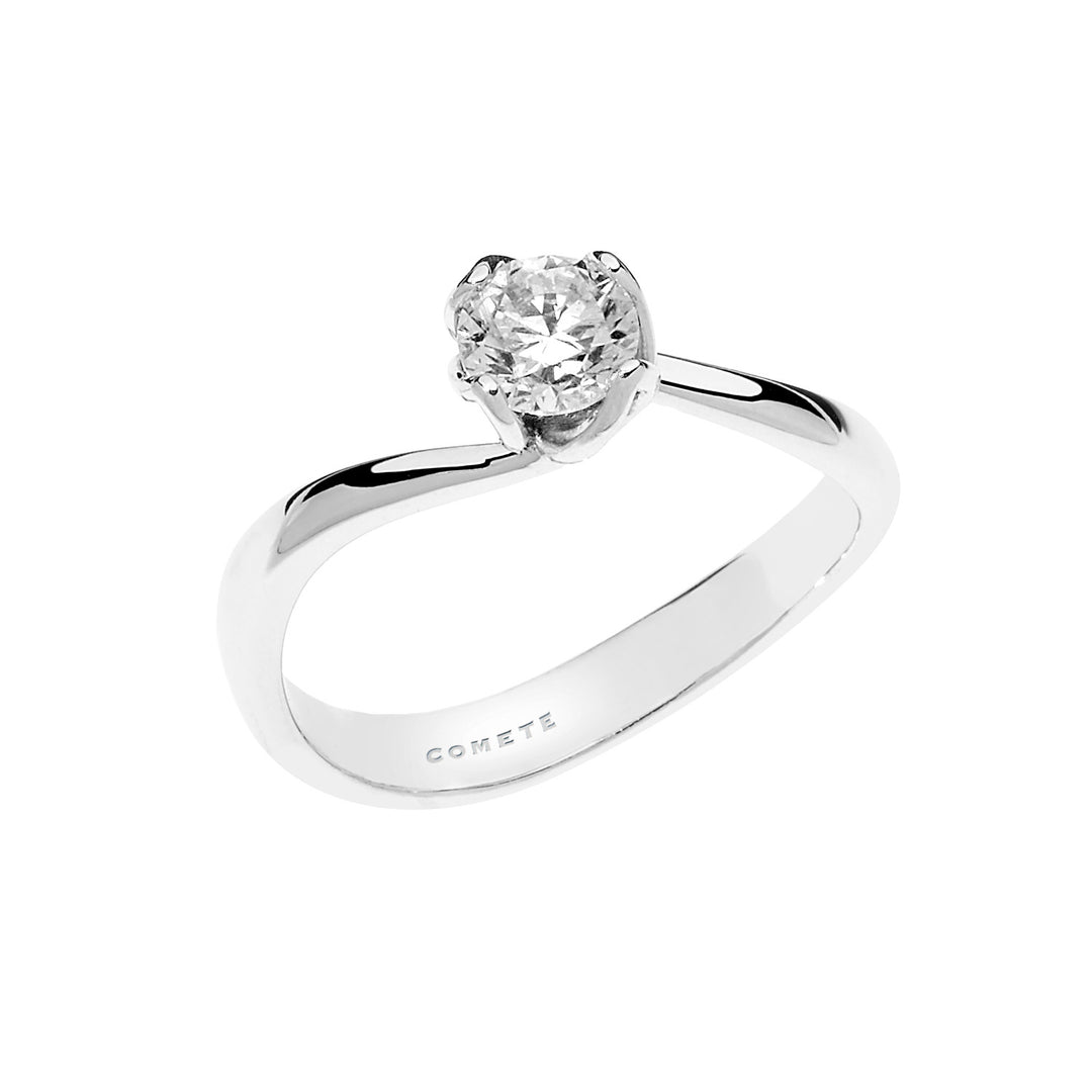 Comets Solitaire Petals in Gold and Diamond ANB2370