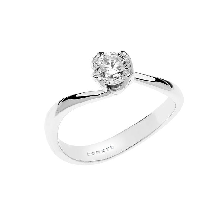 Comets Solitaire Petals in Gold and Diamond ANB2370