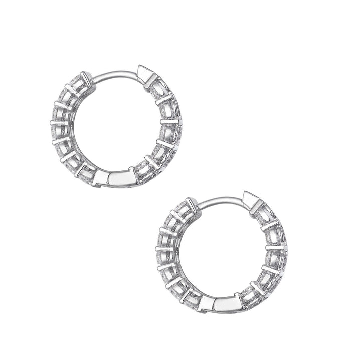 Comete Earrings in 925‰ Silver and Zircons ORA200