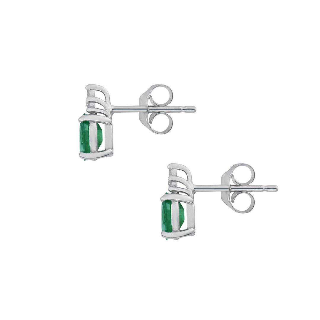 Comete Orecchini Oro e Diamanti bianchi, Smeraldo ovale ORB1105S3