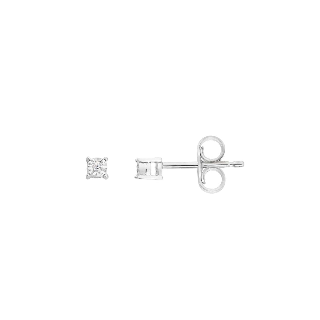 Comete Orecchini in Oro bianco 375‰ e Diamanti bianchi KORB1011