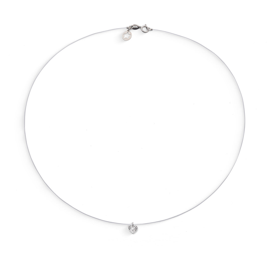 Collier Comete en or blanc 375‰ et diamant KGLB1428