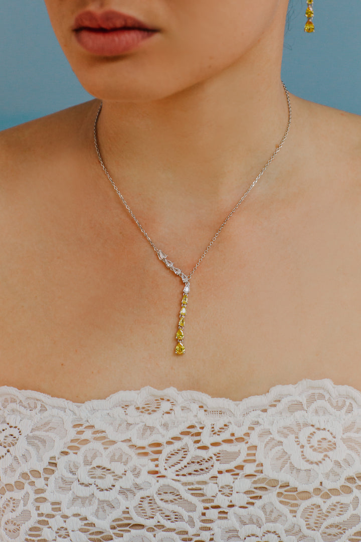 Comete Necklace tennis drops degradé GLA242