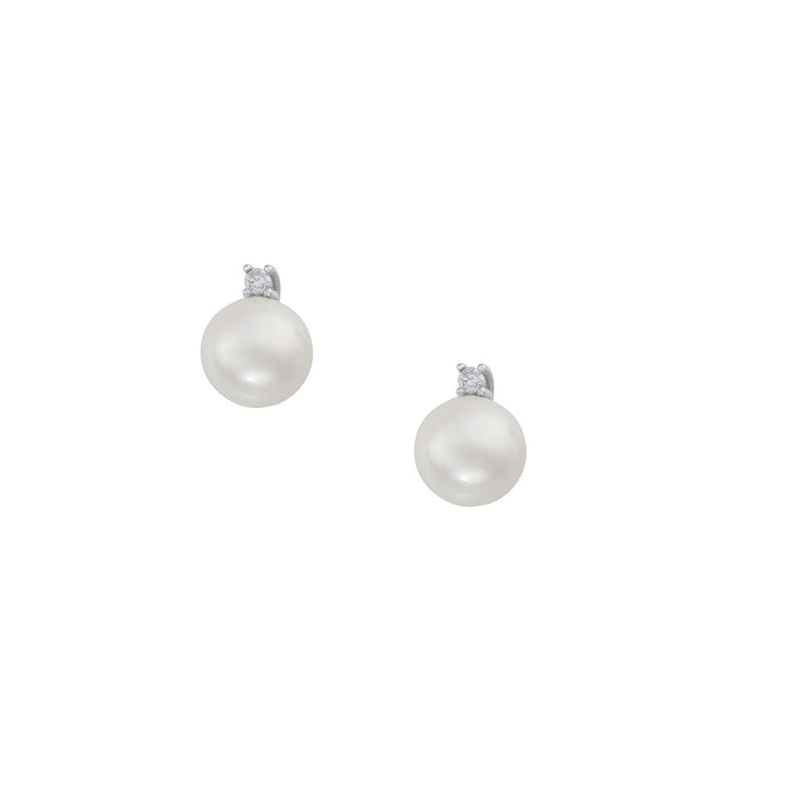 Comete Orecchini con Perla in Oro e Diamante ORP766