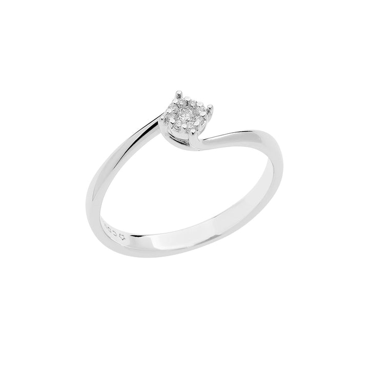 Comete Rose Gold Ring with Diamonds ANB2646
