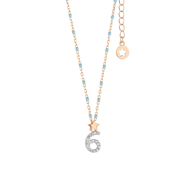 Comete Girocollo in Argento numero 6 GLA204