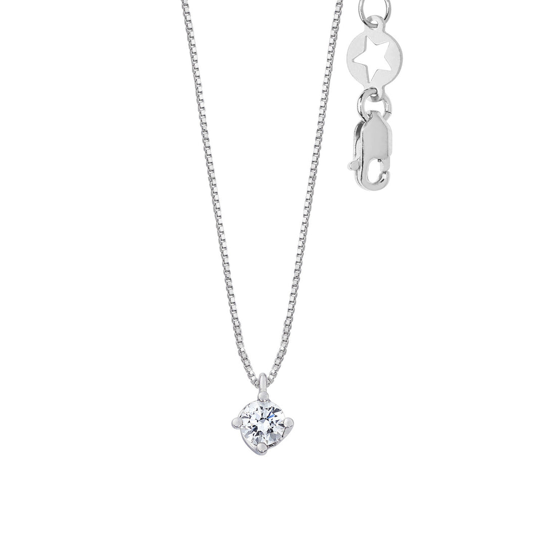 Comete Necklace in 750‰ Gold and White Diamond GLB1686