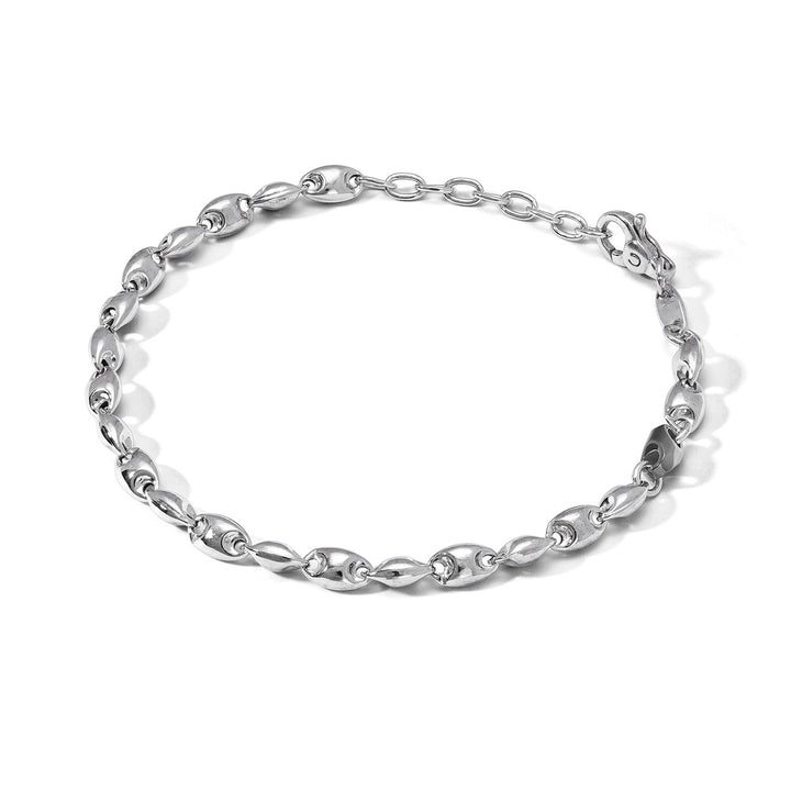 Comete Silberarmband mit schwarzen Keramikelementen UBR1117