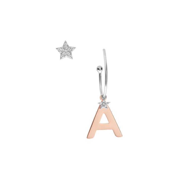 Comete Silberohrringe Buchstabe A ORA148