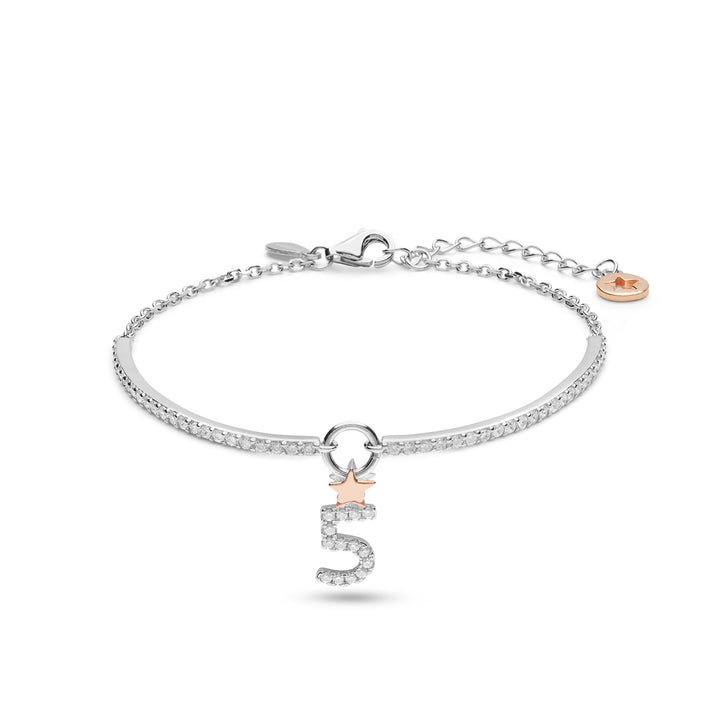 Comete Silberarmband Nummer 5 BRA207