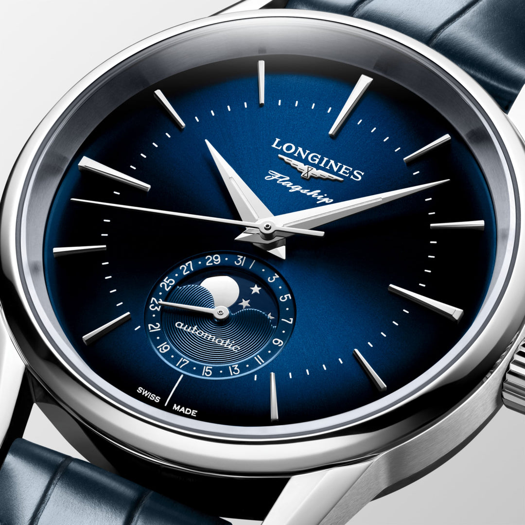 Longines orologio Flagship Heritage Moonphase 38.5 mm L4.815.4.92.2
