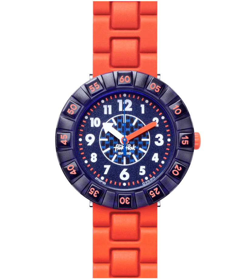 Flik Flak orologio ORANGEBRICK City of Life 36mm FCSP103 - Capodagli 1937