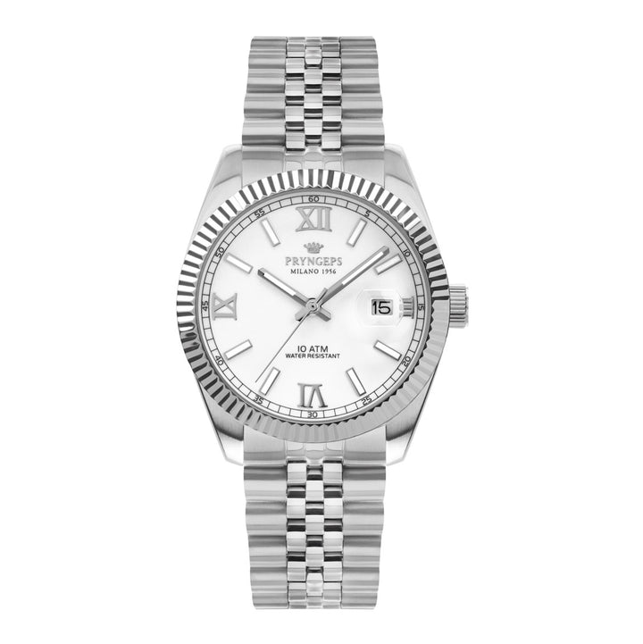 Pryngeps orologio Erre X 32mm bianco acciaio quarzo A822/2 BI