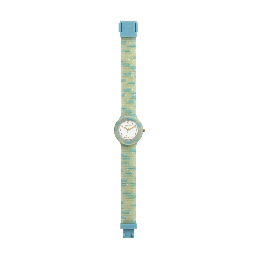 Hip Hop orologio YELLOW AND LIGHT BLUE LACE Lace collection 32mm HWU1226 - Capodagli 1937