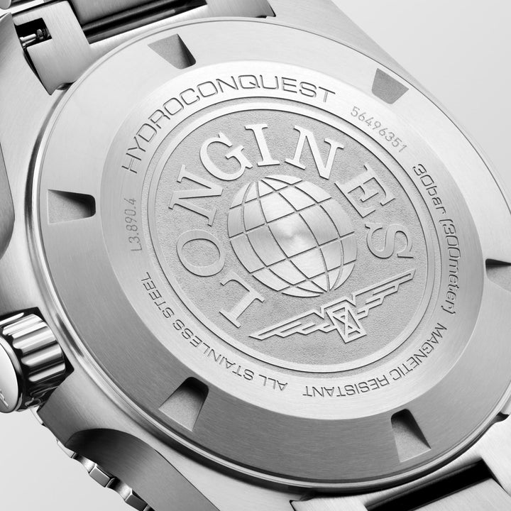 Longines orologio Hydroconquest Gmt 43 mm L3.890.4.96.6