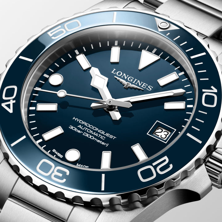 Longines orologio Hydroconquest 39 mm L3.779.4.96.6
