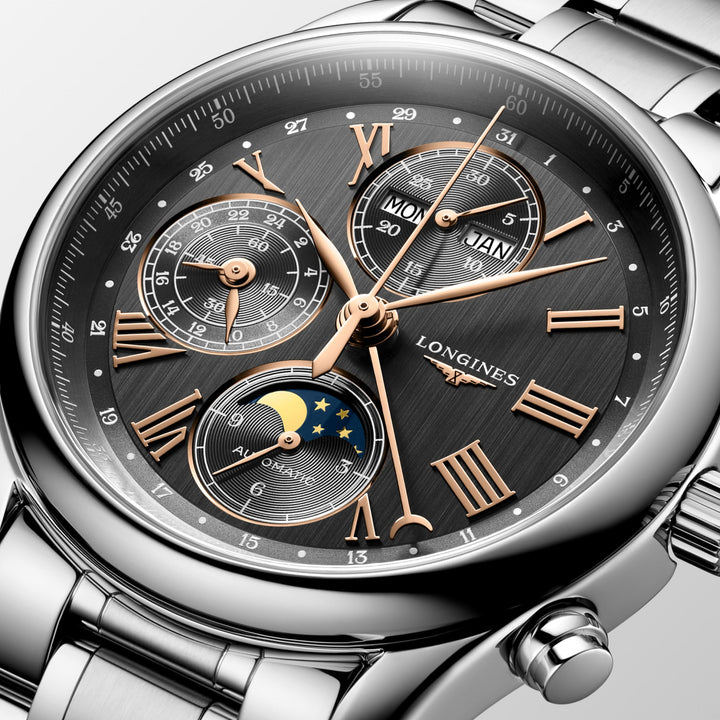 Longines orologio The Longines Master Collection Chrono Moonphase 40 mm L2.673.4.61.6