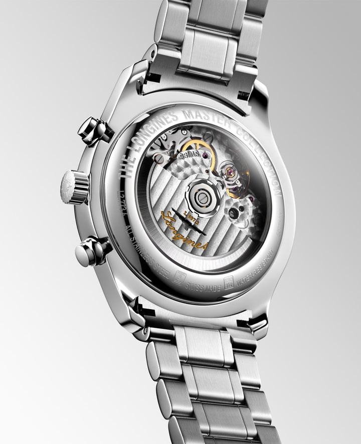 Longines orologio The Longines Master Collection Chrono Moonphase 42 mm L2.773.4.71.6