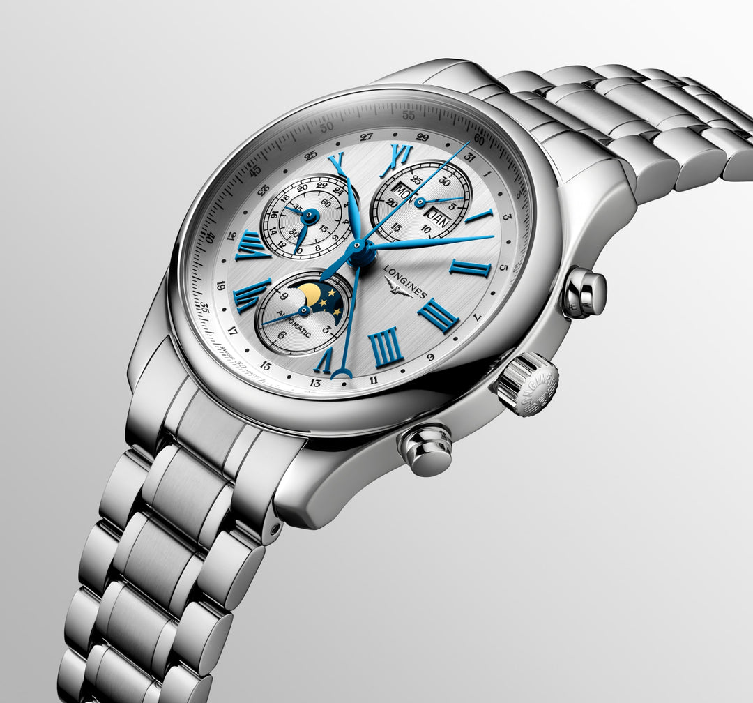Longines orologio The Longines Master Collection Chrono Moonphase 42 mm L2.773.4.71.6
