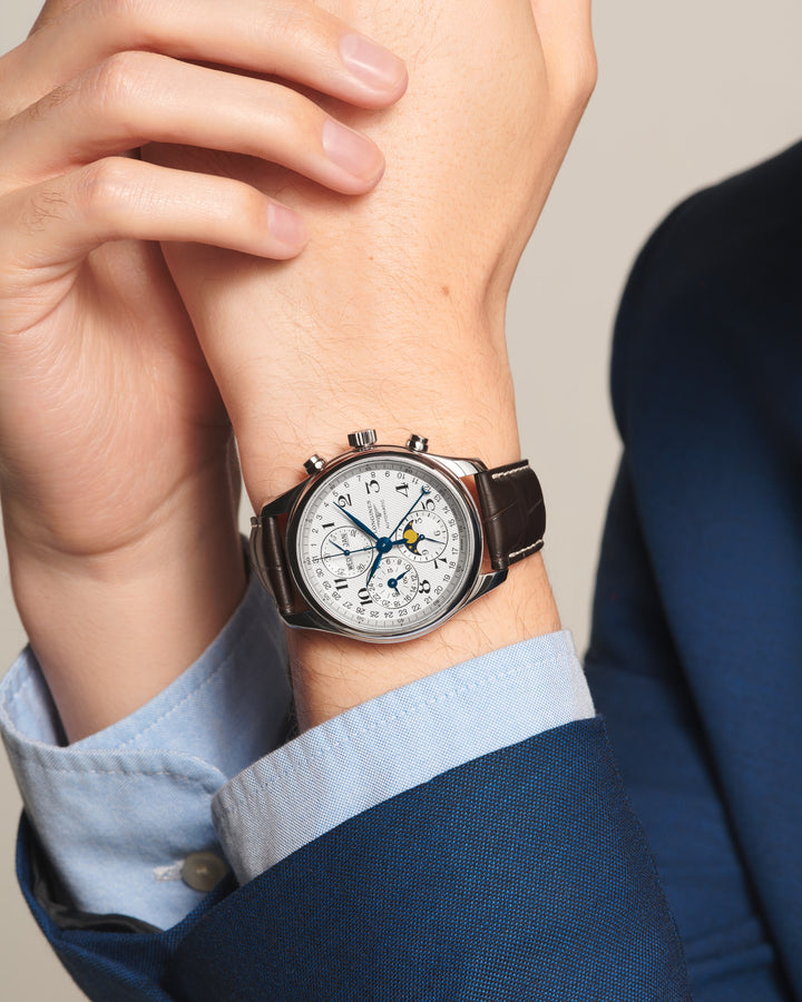 Longines orologio The Longines Master Collection Chrono Moonphase 42 mm L2.773.4.78.3