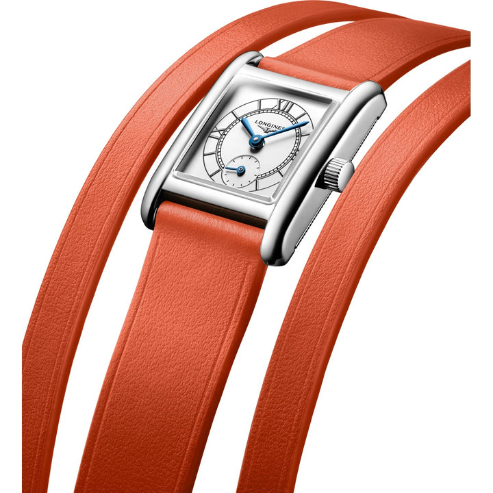 Longines Mini Dolcevita Uhr 21,50 x 29,00 Silber Quarzstahl L5.200.4.71.0