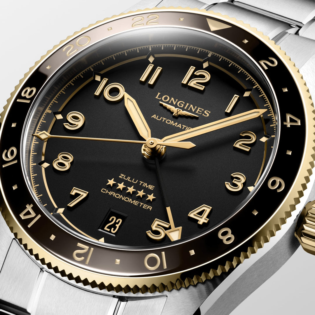 Longines orologio Longines Spirit Zulu Time 39 mm L3.802.5.53.6