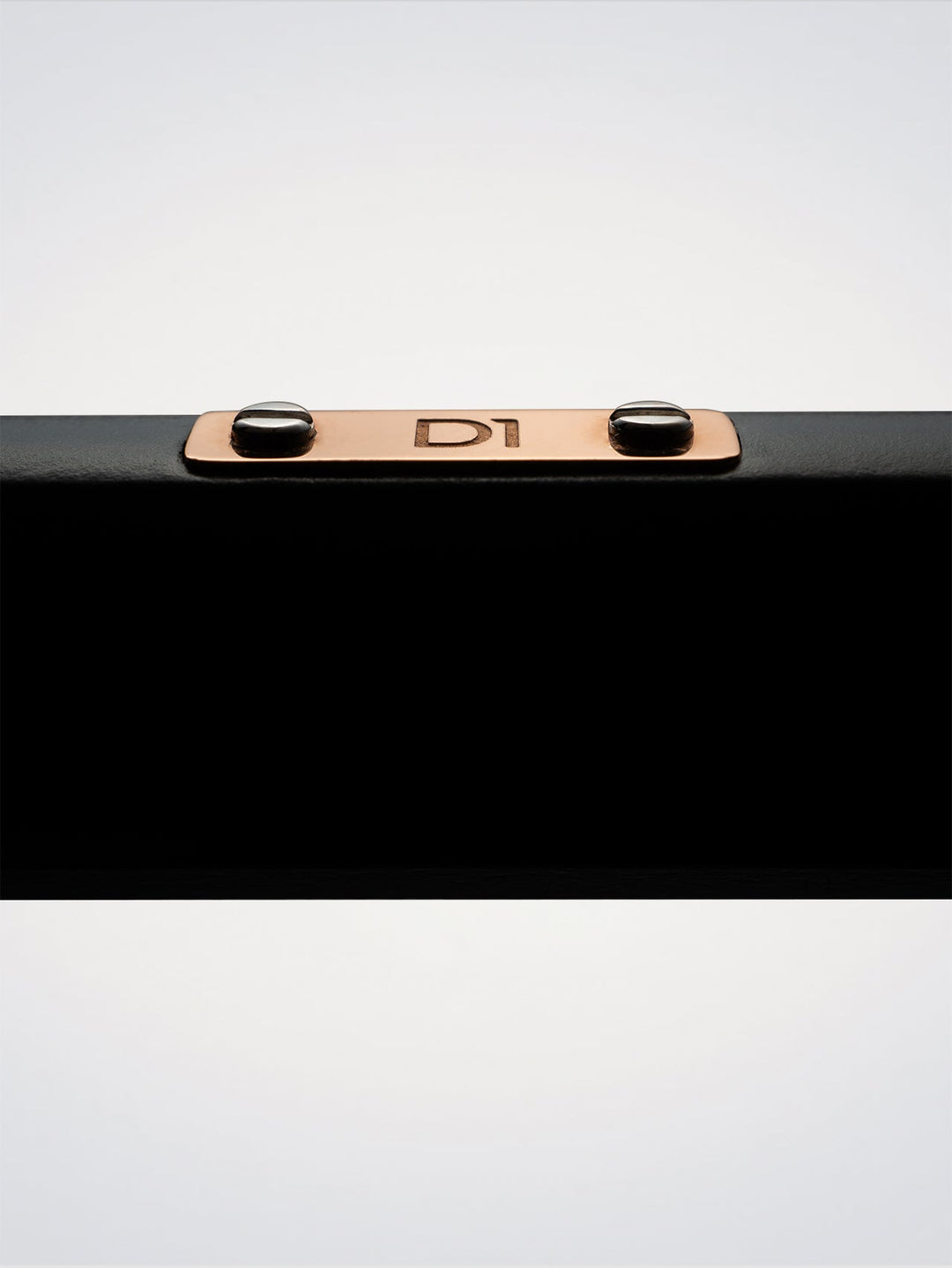 D1 Milano Black and Rose Gold Ballpoint Pen D1-PNSTU008