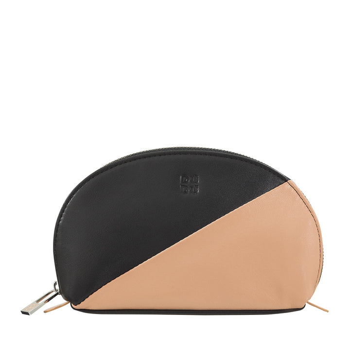 DUDU Mini-Clutch für Ledertasche, Reise-Make-up-Etui, kleine Kosmetiktasche mit Reißverschluss für Geldbörse, farbenfrohes Design