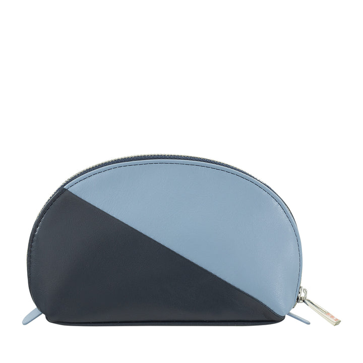 DUDU Mini-Clutch für Ledertasche, Reise-Make-up-Etui, kleine Kosmetiktasche mit Reißverschluss für Geldbörse, farbenfrohes Design