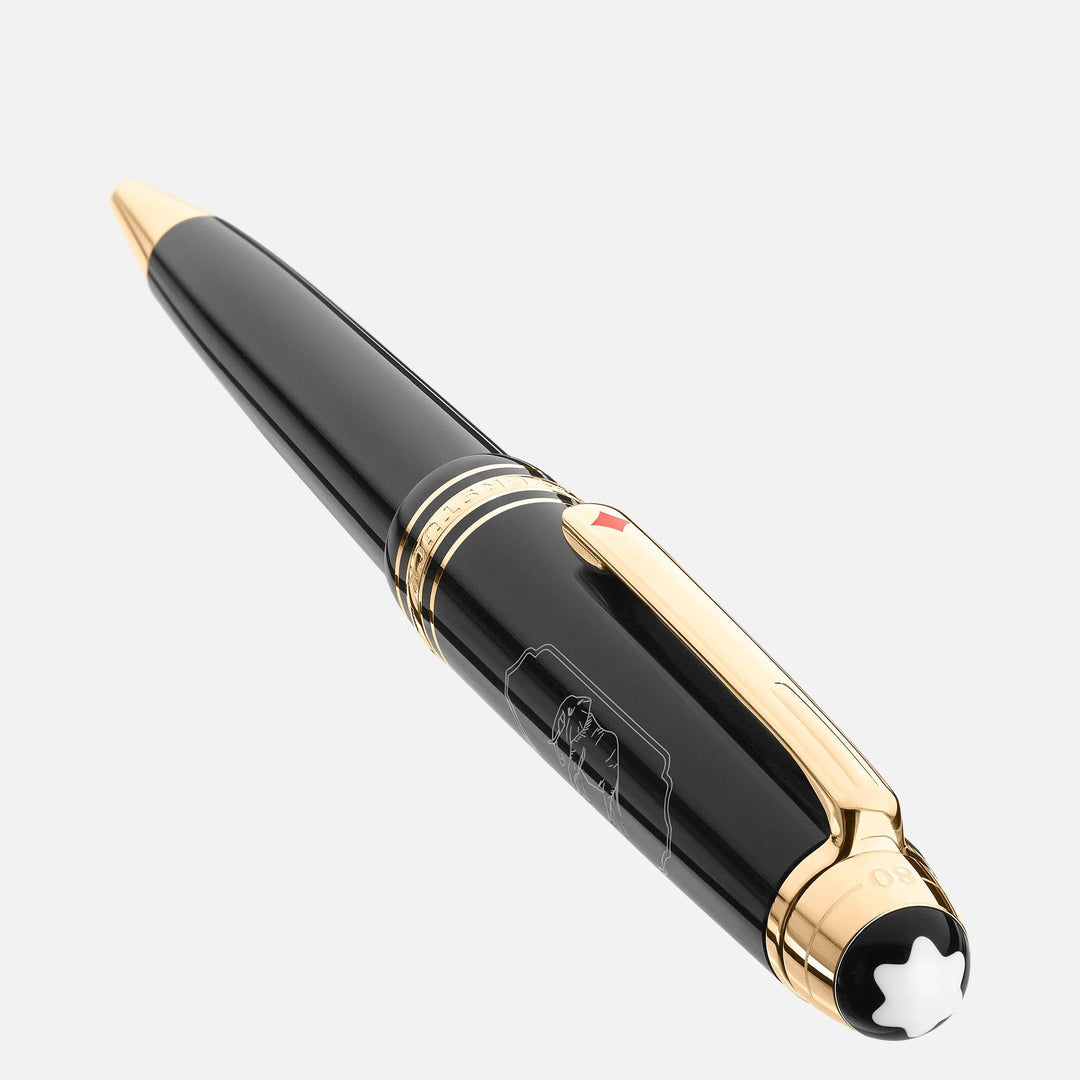 Montblanc Midsize ballpoint pen Meisterstück Around the World in 80 Days dark gray 128380 - Capodagli 1937