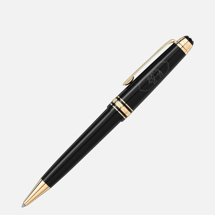 Montblanc Midsize ballpoint pen Meisterstück Around the World in 80 Days dark gray 128380 - Capodagli 1937