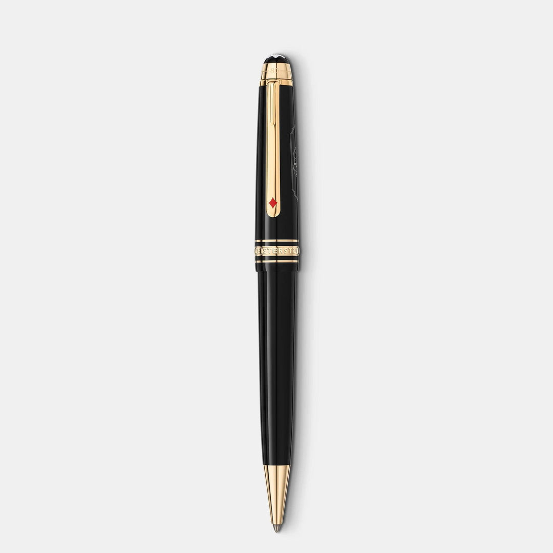 Montblanc Midsize ballpoint pen Meisterstück Around the World in 80 Days dark gray 128380 - Capodagli 1937